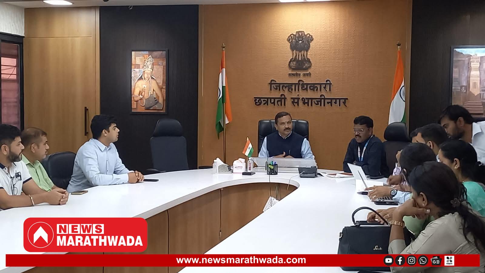 ग्राहकांना गॅस वितरण घरपोच करावे- जिल्हाधिकारी दिलीप स्वामी