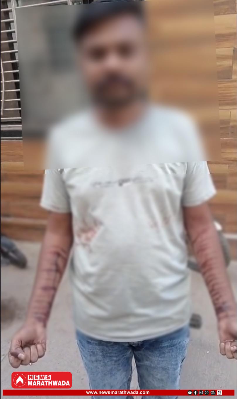 बाजाजनगरमध्ये धक्कादायक प्रकार; हातावर चाकूने ३० वार करून आत्महत्येचा प्रयत्न